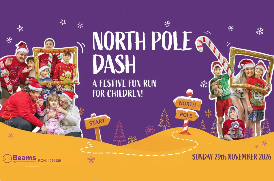 NORTH POLE DASH – A festive fun run for children.